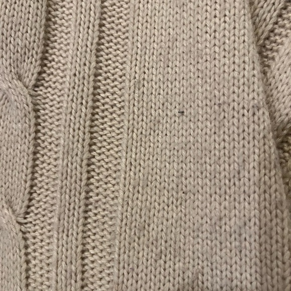 Pink Rose juniors size large, beige with gray trim  sweater dress - Picture 5 of 5